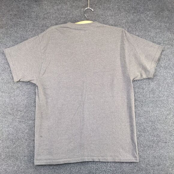 Hanes Tagless Women's Jim Beam T-Shirt Gray Large Short Sleeve Crew Neck - Picture 8 of 15